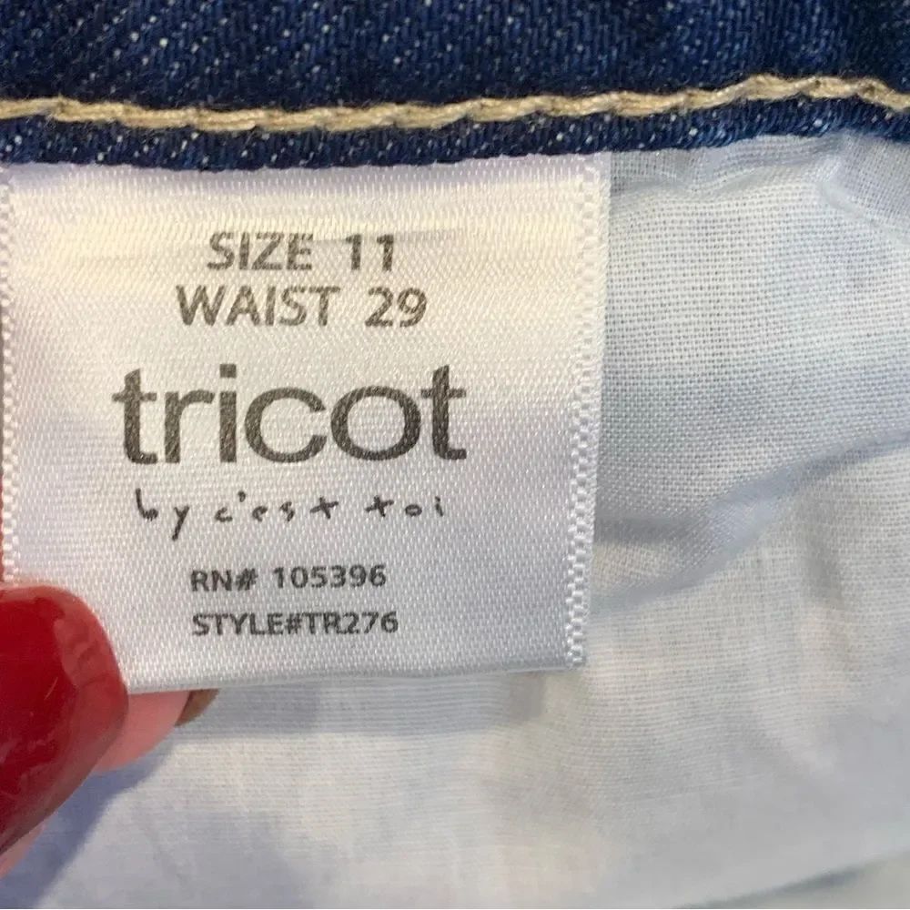 Tricot High Rise Mom Jean Distressed Size 29 - Picture 8 of 11